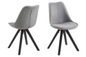 ACTONA Krzesło Dima light grey/black ACTONA Krzesło Dima light grey/black
