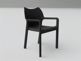 Resol Krzesło Dionisio Black Arm chair