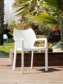 Resol Krzesło Dionisio White Arm chair