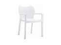 Resol Krzesło Dionisio White Arm chair