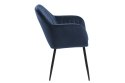 ACTONA Krzesło Emilia Velvet deep blue/black ACTONA Krzesło Emilia Velvet deep blue/black