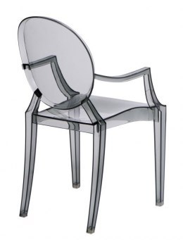 D2.DESIGN Krzesło dziecięce Royal Jr. transparentn y dymiony D2.DESIGN Krzesło dziecięce Royal Jr. transparentn y dymiony