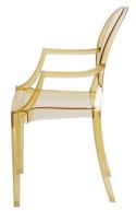 D2.DESIGN Krzesło dziecięce Royal Jr. żółty transparent D2.DESIGN Krzesło dziecięce Royal Jr. żółty transparent