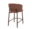 Bizzotto BIZZOTTO krzesło barowe AMALIA brązowe / czerwone