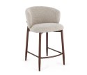 Bizzotto BIZZOTTO krzesło barowe AMALIA brązowe / czerwone