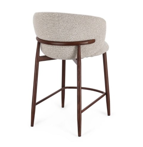 Bizzotto BIZZOTTO krzesło barowe AMALIA brązowe / czerwone