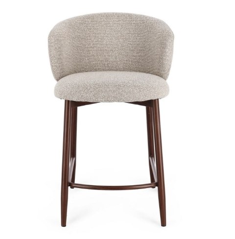 Bizzotto BIZZOTTO krzesło barowe AMALIA brązowe / czerwone