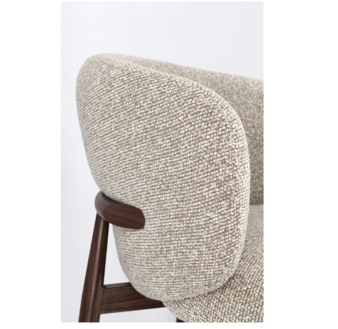 Bizzotto BIZZOTTO krzesło barowe AMALIA brązowe / czerwone