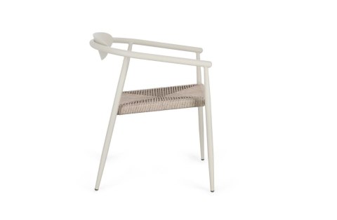 Bizzotto BIZZOTTO krzesło ogrodowe LINARES ARM beżowe