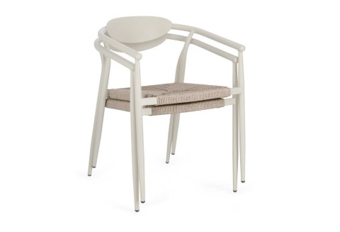 Bizzotto BIZZOTTO krzesło ogrodowe LINARES ARM beżowe