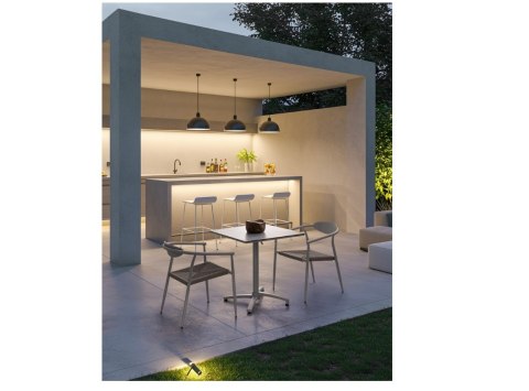 Bizzotto BIZZOTTO krzesło ogrodowe LINARES ARM beżowe