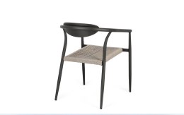 Bizzotto BIZZOTTO krzesło ogrodowe LINARES ARM szare