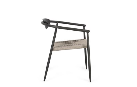 Bizzotto BIZZOTTO krzesło ogrodowe LINARES ARM szare