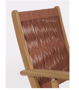 Bizzotto BIZZOTTO krzesło ogrodowe składane DANUBIO ARM czerwone