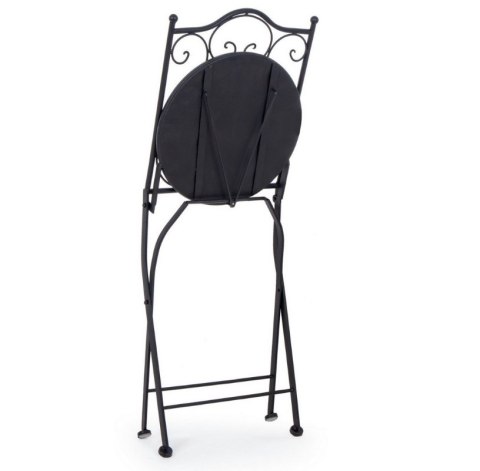 Bizzotto BIZZOTTO krzesło ogrodowe składane NAXOS czarne