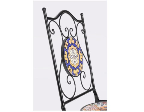 Bizzotto BIZZOTTO krzesło ogrodowe składane SANTORINI czarne