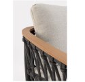 Bizzotto BIZZOTTO sofa 2-osobowa ogrodowa FENIX szara