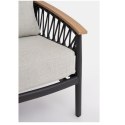 Bizzotto BIZZOTTO sofa 2-osobowa ogrodowa FENIX szara