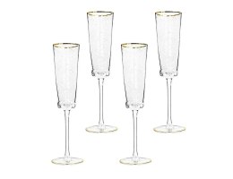 Kare Design KARE komplet 4 kieliszków do szampana HOMMAGE 165ml