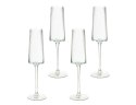 Kare Design KARE komplet 4 kieliszków do szampana RIFFLE 215 ml