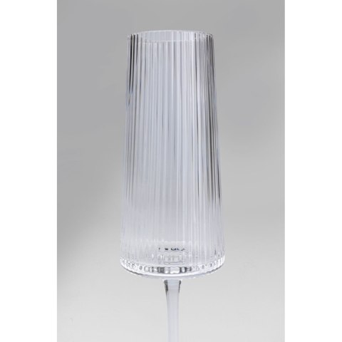 Kare Design KARE komplet 4 kieliszków do szampana RIFFLE 215 ml