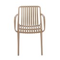 King Home Krzesło STRIPS ARM beżowe