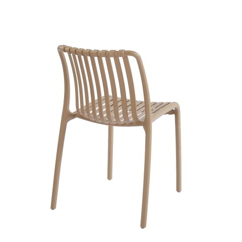 King Home Krzesło STRIPS beżowe