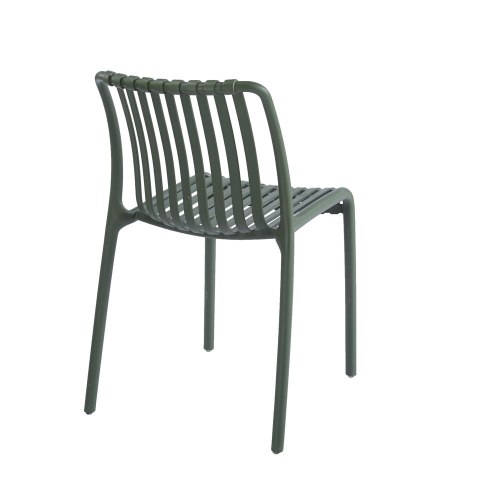 King Home Krzesło STRIPS zielone