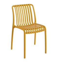 King Home Krzesło STRIPS żółte