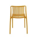 King Home Krzesło STRIPS żółte