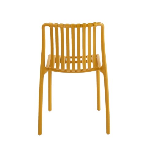 King Home Krzesło STRIPS żółte