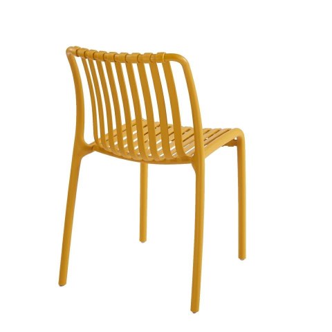 King Home Krzesło STRIPS żółte