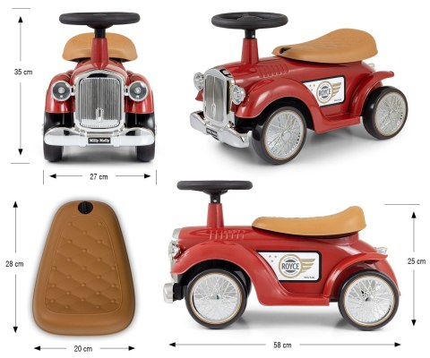 Milly Mally Milly Mally Pojazd Royce Burgund