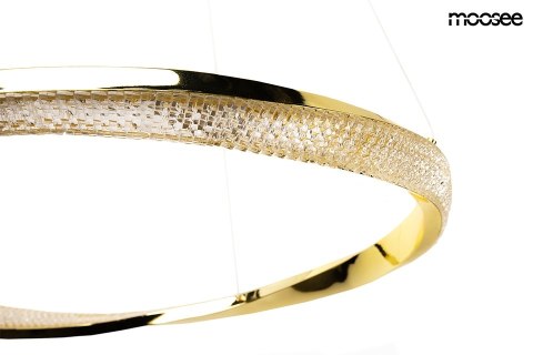 Moosee MOOSEE lampa wisząca ANILLO 60 złota