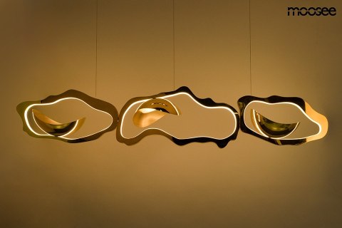 Moosee MOOSEE lampa wisząca CHAIN 210 złota