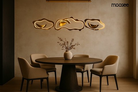 Moosee MOOSEE lampa wisząca CHAIN 210 złota