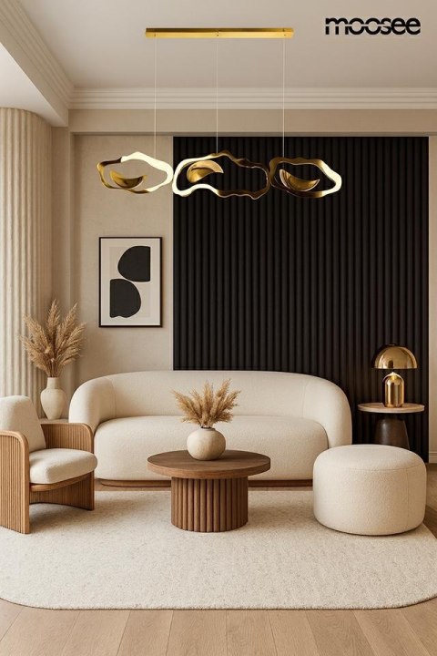 Moosee MOOSEE lampa wisząca CHAIN 210 złota