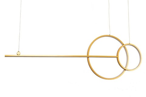 Moosee MOOSEE lampa wisząca RAGE złota