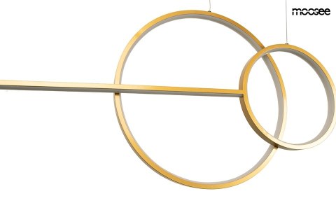 Moosee MOOSEE lampa wisząca RAGE złota