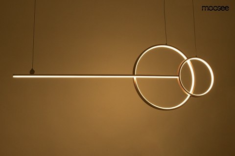 Moosee MOOSEE lampa wisząca RAGE złota