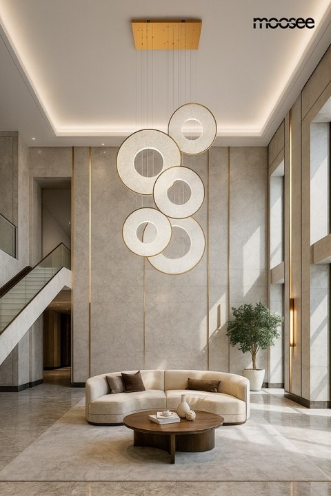 Moosee MOOSEE lampa wisząca STARDUST złota