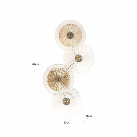 Richmond Interiors RICHMOND lampa ścienna LINZI szczotkowane złoto