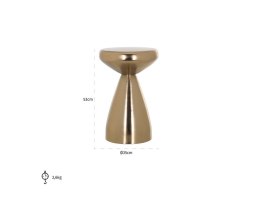 Richmond Interiors RICHMOND stolik ARLO 35 cm złoty
