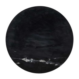 Richmond Interiors RICHMOND stolik IRONVILLE 50 cm - marmur, metal, MDF, sklejka brzozowa