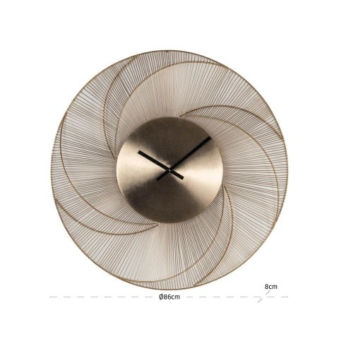 Richmond Interiors RICHMOND zegar DENVER złoty