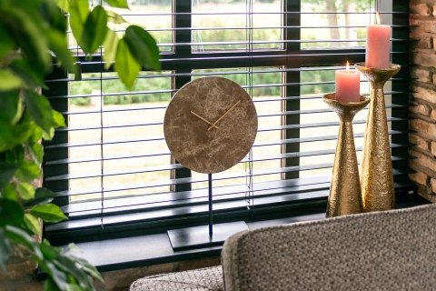 Richmond Interiors RICHMOND zegar stołowy BRETT brązowy