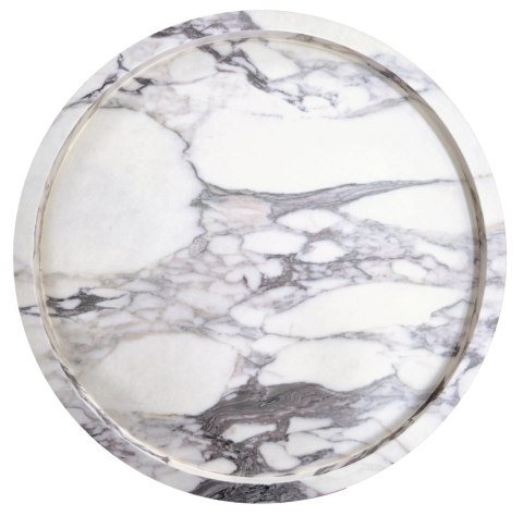 AMARETTO ława, biały marmur