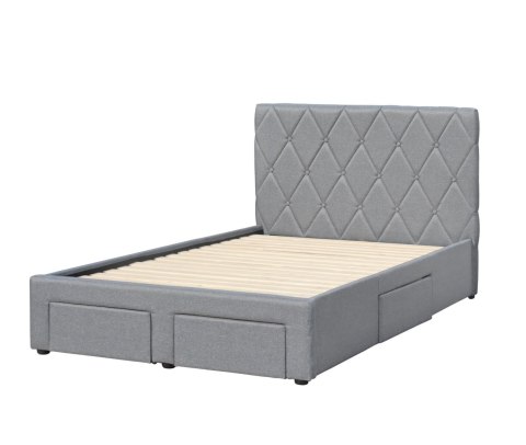 BETINA 120 łożko z szufladami popielaty