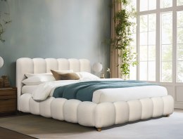 BRISA 160 łóżko z pojemnikiem na pościel, biały