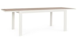 Bizzotto BIZZOTTO stół ogrodowy BELMAR VAPOR 160-240 biały / rozkładany